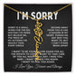 [Almost Sold Out] I'm Sorry Flower Name Necklace