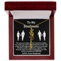 To My Soulmate - Love, Your Husband Flower Name Necklace