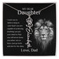 Personalized Name Necklace With Birth Flower for Daughter