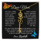 [Almost Sold Out] Butterflies Dear Mom Flower Name Necklace