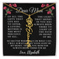 [Almost Sold Out] Floral Dear Mom Flower Name Necklace