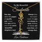 [ALMOST SOLD OUT] To My Beautiful Soulmate Chapters Flower Name Necklace