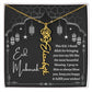 [Almost Sold Out] I thank Allah For Bringing You Into My Life Eid Mubarak Black and White Lanterns Flower Name Necklace