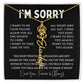 [Almost Sold Out] I'm Sorry Apologies By The Heart Flower Name Necklace