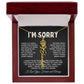 [Almost Sold Out] I'm Sorry Flower Name Necklace