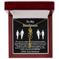 To My Soulmate - Love, Your Husband Flower Name Necklace