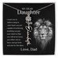 Personalized Name Necklace With Birth Flower for Daughter