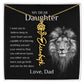 Personalized Name Necklace With Birth Flower for Daughter
