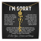 [Almost Sold Out] I'm Sorry Flower Name Necklace