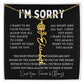[Almost Sold Out] I'm Sorry Apologies By The Heart Flower Name Necklace