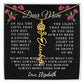 [Almost Sold Out] Floral Dear Mom Flower Name Necklace