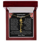 [ALMOST SOLD OUT] To My Beautiful Daughter Love, Mom Flower Name Necklace