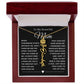 [ALMOST SOLD OUT] To My Beautiful Mom Heart Flower Name Necklace