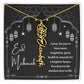 [Almost Sold Out] Black and White I Pray You Have More Happiness Eid Mubarak Flower Name Necklace