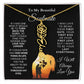 [ALMOST SOLD OUT] To My Beautiful Soulmate Flower Name Necklace