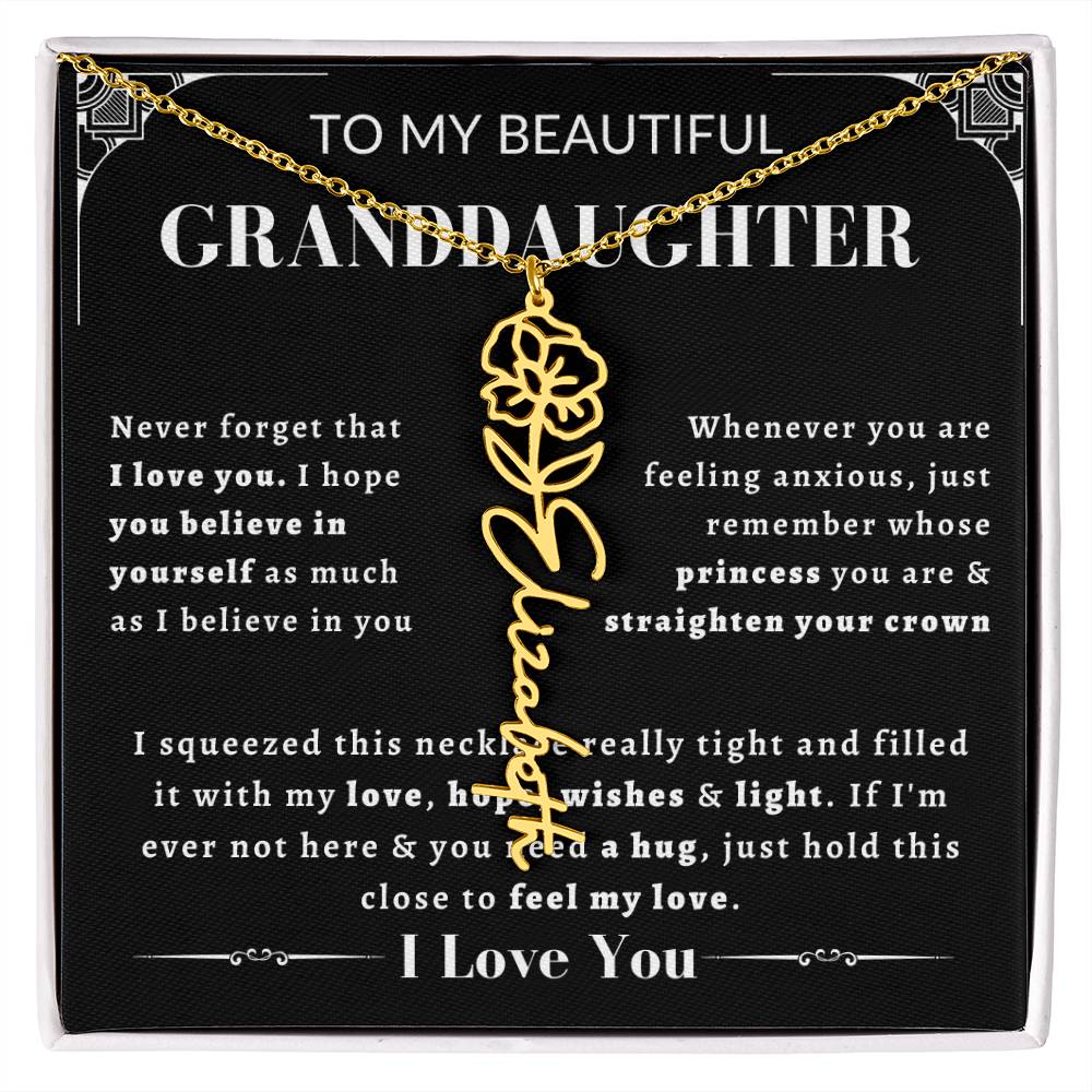 [ALMOST SOLD OUT] To My Beautiful Granddaughter