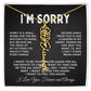 [Almost Sold Out] I'm Sorry Flower Name Necklace