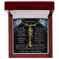 [ALMOST SOLD OUT] To My Beautiful Soulmate Blue Flower Name Necklace