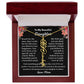 [ALMOST SOLD OUT] To My Beautiful Daughter Love, Mom Flower Name Necklace