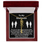 To My Soulmate - Love, Your Husband Flower Name Necklace