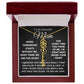 [ALMOST SOLD OUT] To My Beautiful Mom Flower Name Necklace