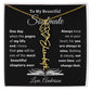 [ALMOST SOLD OUT] To My Beautiful Soulmate Chapters Flower Name Necklace