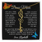 [Almost Sold Out] Butterflies Dear Mom Flower Name Necklace