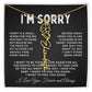 [Almost Sold Out] I'm Sorry Flower Name Necklace