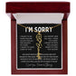 [Almost Sold Out] I'm Sorry Apologies By The Heart Flower Name Necklace