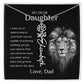 Personalized Name Necklace With Birth Flower for Daughter
