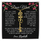 [Almost Sold Out] Floral Dear Mom Flower Name Necklace