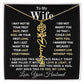 [Almost Sold Out] To My Wife Flower Name Necklace