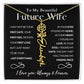 [Almost Sold Out] To My Future Wife Flower Name Necklace