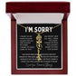 [Almost Sold Out] I'm Sorry Apologies By The Heart Flower Name Necklace