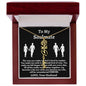 To My Soulmate - Love, Your Husband Flower Name Necklace