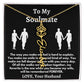 [ALMOST SOLD OUT] To My Soulmate - Love, Your Husband Flower Name Necklace