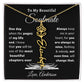 [ALMOST SOLD OUT] To My Beautiful Soulmate Chapters Flower Name Necklace