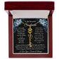 [ALMOST SOLD OUT] To My Beautiful Soulmate Blue Flower Name Necklace