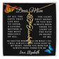 [Almost Sold Out] Butterflies Dear Mom Flower Name Necklace