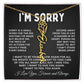 [Almost Sold Out] I'm Sorry Flower Name Necklace