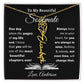 [ALMOST SOLD OUT] To My Beautiful Soulmate Chapters Flower Name Necklace
