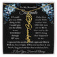 [ALMOST SOLD OUT] To My Beautiful Soulmate Blue Flower Name Necklace