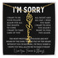 [Almost Sold Out] I'm Sorry Apologies By The Heart Flower Name Necklace