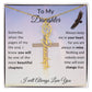 [ALMOST SOLD OUT] Cross To My Daughter Flower Name Necklace