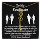 [ALMOST SOLD OUT] To My Soulmate - Love, Your Husband Flower Name Necklace