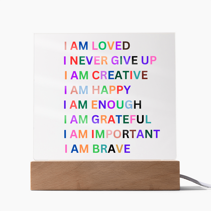 Affirmation Plaque