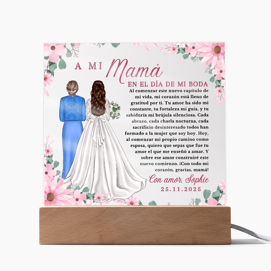 Spanish Wedding Gift For Mom From Daughter