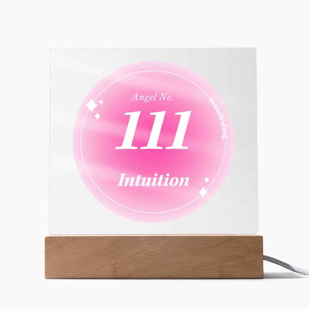 [Almost Sold Out] Personalized Angel Numbers Acrylic Plaque