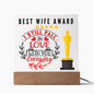[Almost Sold Out] Best Wife Award - In Love With You Everyday - Acrylic Plaque with Stand