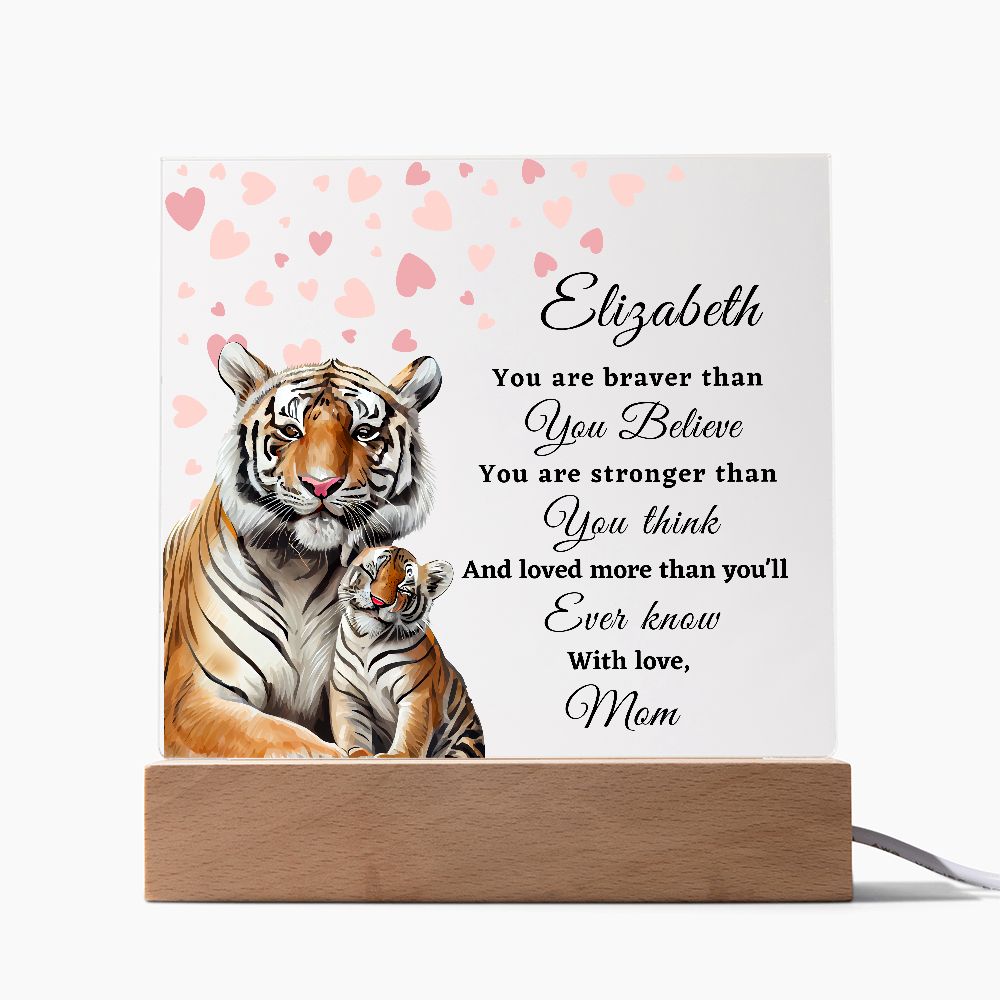 [Almost Sold Out] To My Daughter - Tiger - Acrylic Plaque